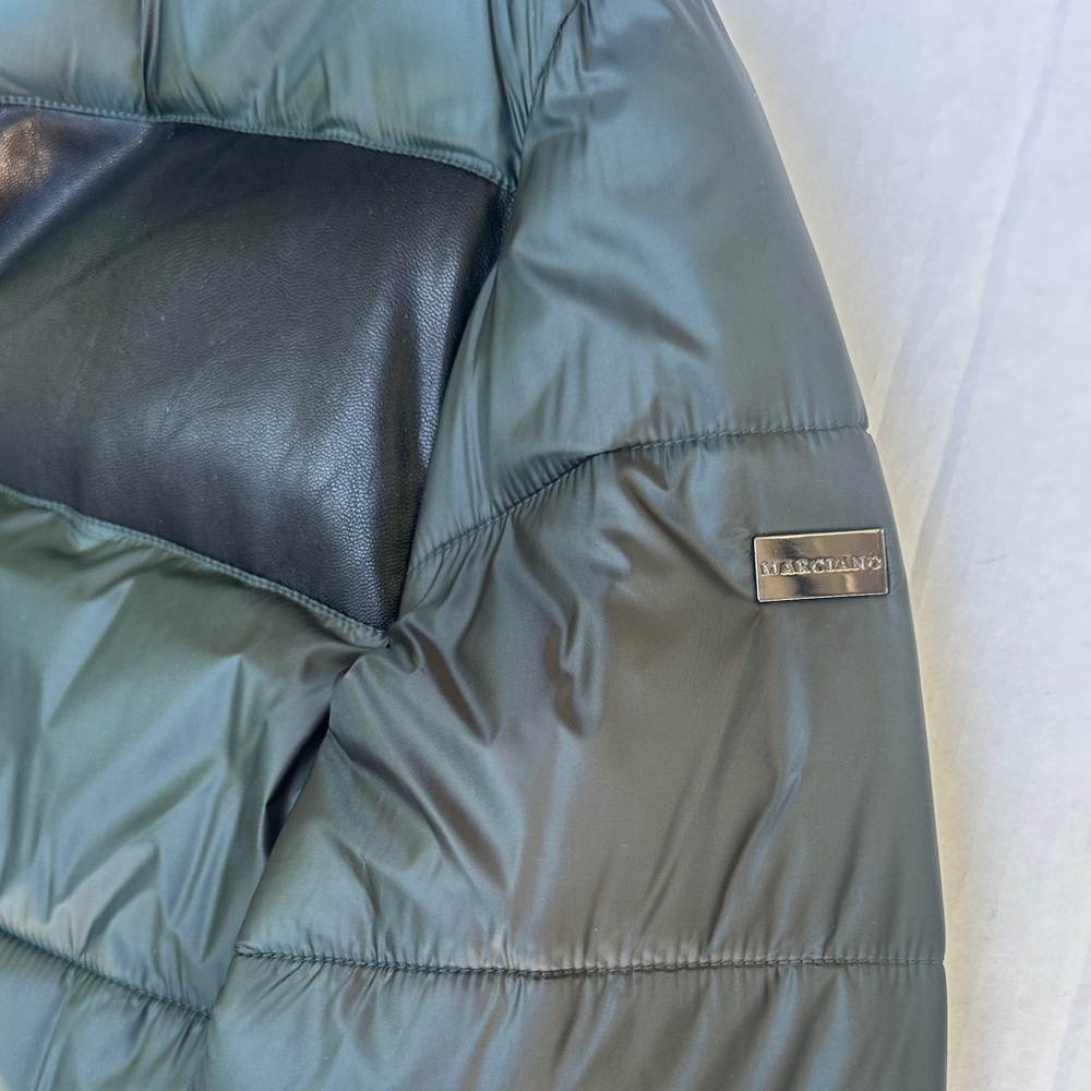 GUESS BY MARCIANO  Green yellow Puffer Jacket - Picture 3 of 8
